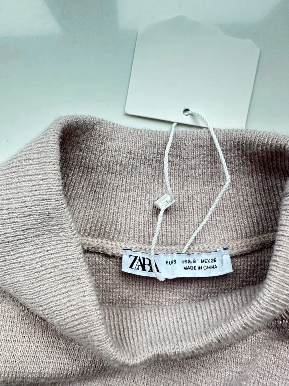 Zara short sleeve knit top small NWT - Picture 3 of 3